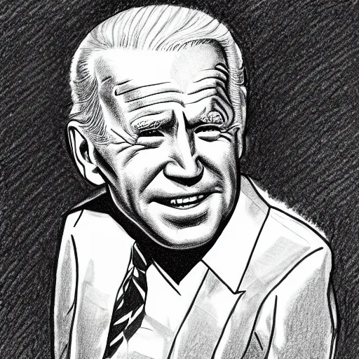 Image similar to drawing, Joe Biden dressed as a dinosaur, open-faced drawing, Joe Biden dressed as a dinosaur, open-faced