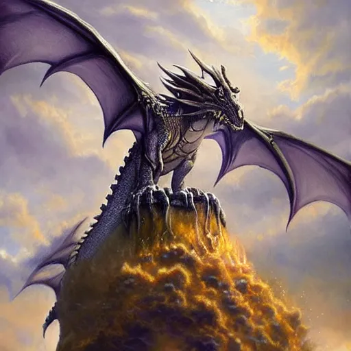 Prompt: giant dragon flying in the sky, giant dragon wings, giant dragon wings, dragon wings, dragon wings, dragon wings, highly detailed, dragon fangs, dragon fangs, dragon claws, dragon claws, dragon eyes, dragon eyes, dragon mouth, dragon mouth, dragon body, dragon body, dragon, epic fantasy style art, galaxy theme, by Greg Rutkowski, hearthstone style art, 00% artistic