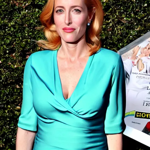 Prompt: gillian anderson housewives from mars