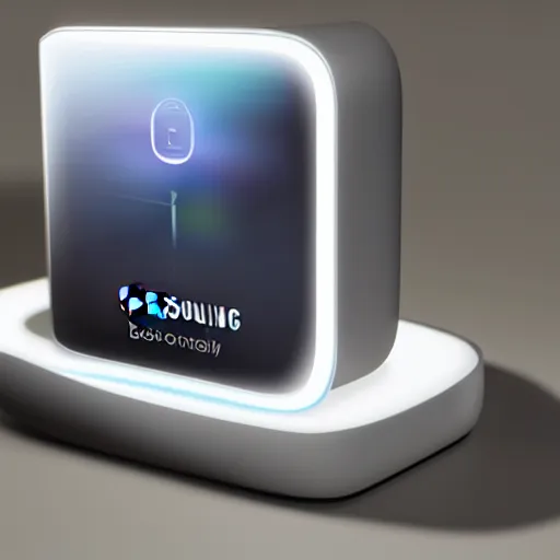 Prompt: Samsung SmartThings, concept art, designed by Samsung and Joongwon Jeong, studio ambient lighting