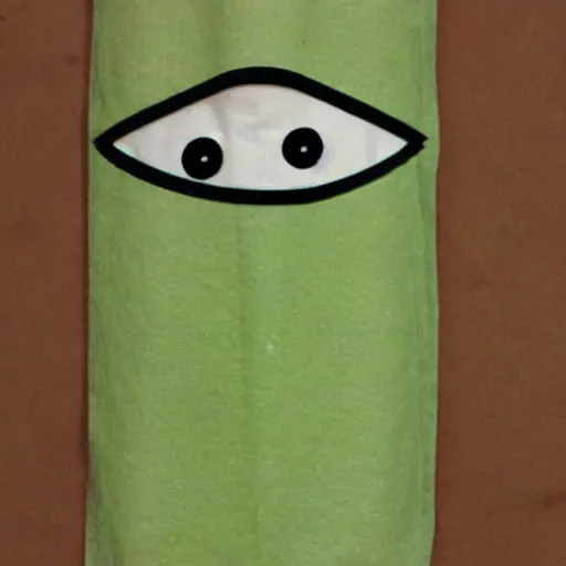 Image similar to anthropomorphic paper towel