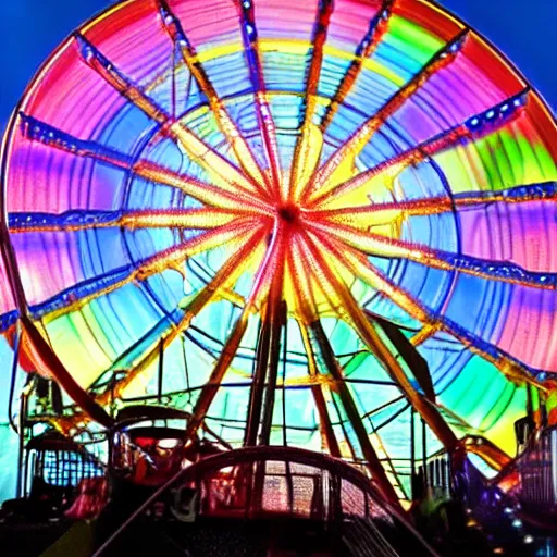 Image similar to jellyfish ferris wheel, cfg = 1 0