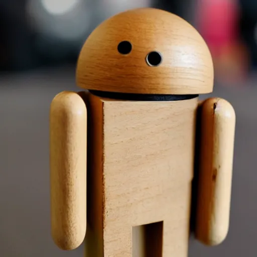 Image similar to wooden android