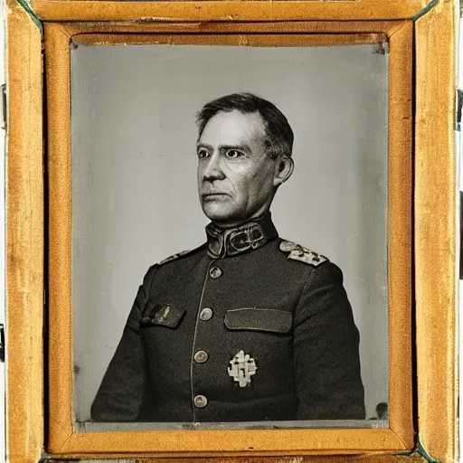 Prompt: photo of portrait of a military general in uniform