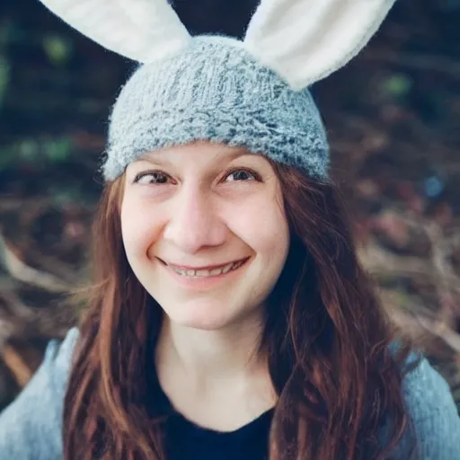 Image similar to bunny ears on a person