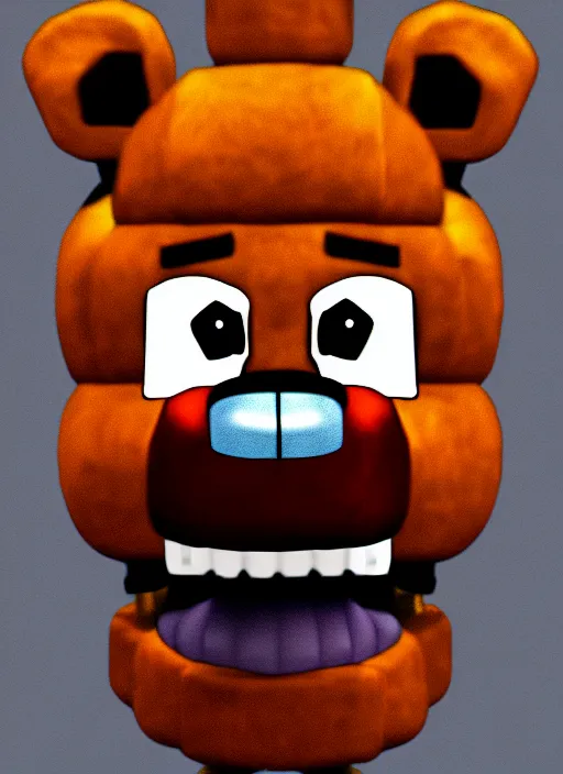 Prompt: portrait of freddy fazbear from five nights at freddy's