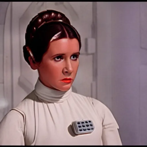 Prompt: princess Leia in the sound of music