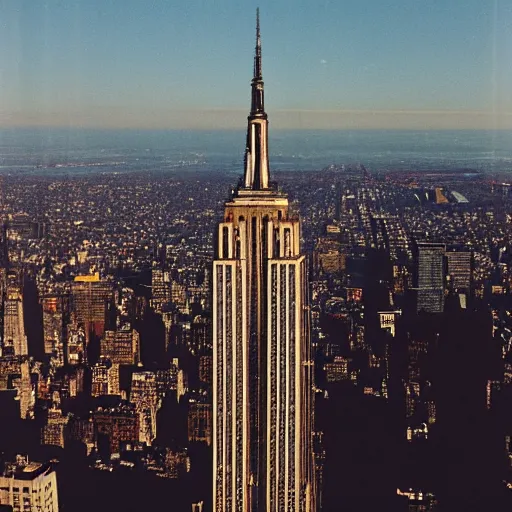 Image similar to empire state building, disposable kodak photo