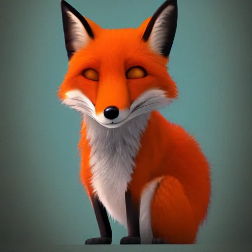 Prompt: [ § red fox, in the style of pixar, character art, movie still