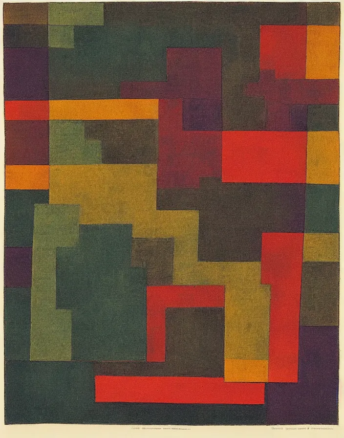 Image similar to hyper detailed industraial & utility flow field matrix by paul klee and josef albers