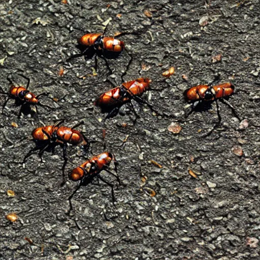 Image similar to bro these insects are making me hallucinate by burrowing into the floor