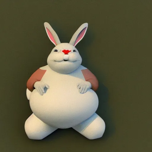 Image similar to Big chungus, Obese Bugs Bunny, super detailed, micro details, realism, HDR photo, 16k