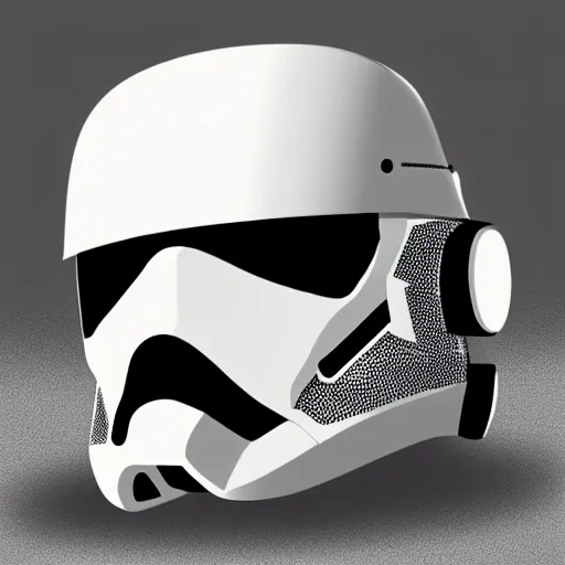 Image similar to “Sci Fi Drop Trooper Helmet concept”