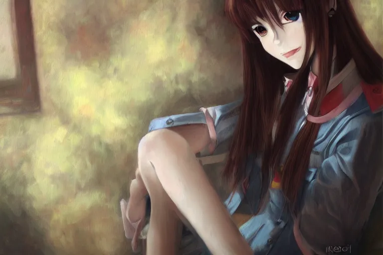 Image similar to malise kurisu, oil painting, cute, hdr, 4 k