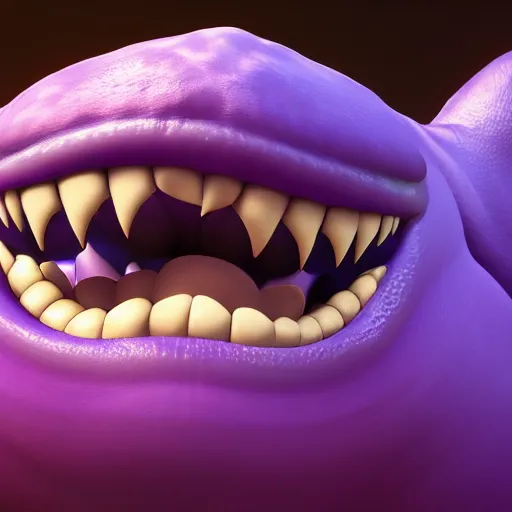 Image similar to photography of a realistic muk animal, ultra detailed, 8 k, cinematic lighting, natural background, trending on artstation, pokemon