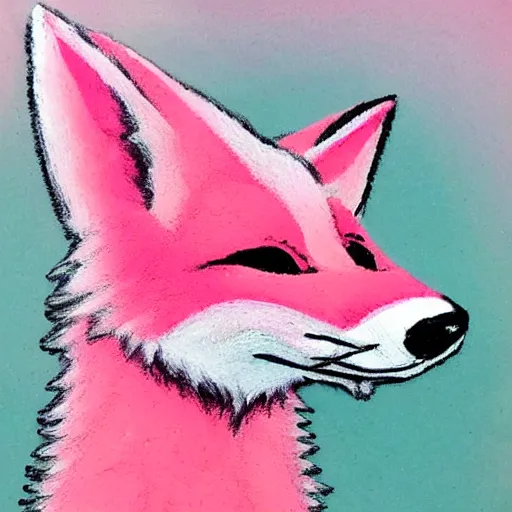 Image similar to pink fox