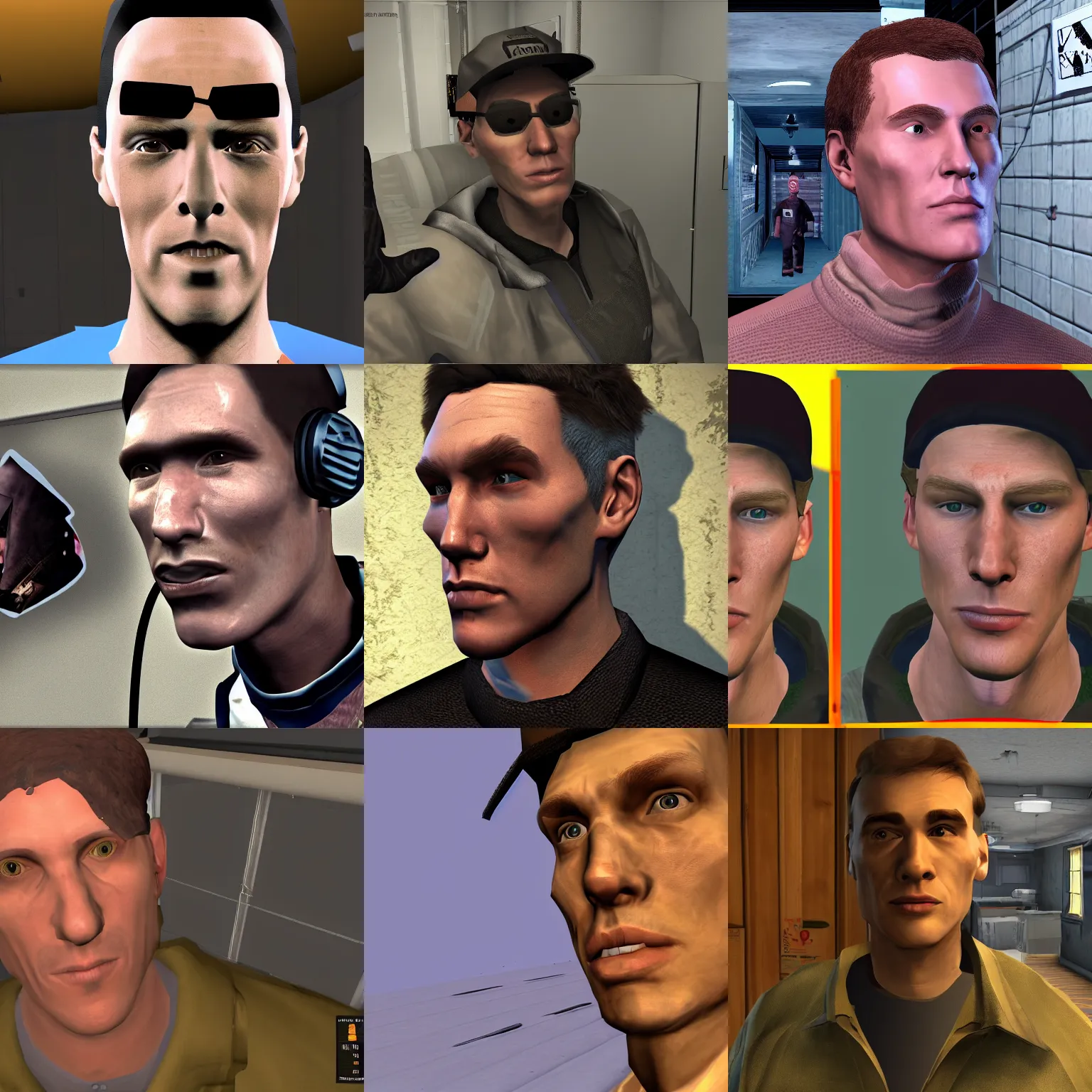 Prompt: portrait of jerma985 in half life 2, gaming, detailed, 4k