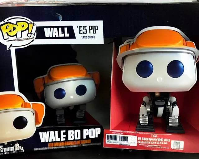 Image similar to Wall-E Funko Pop with package