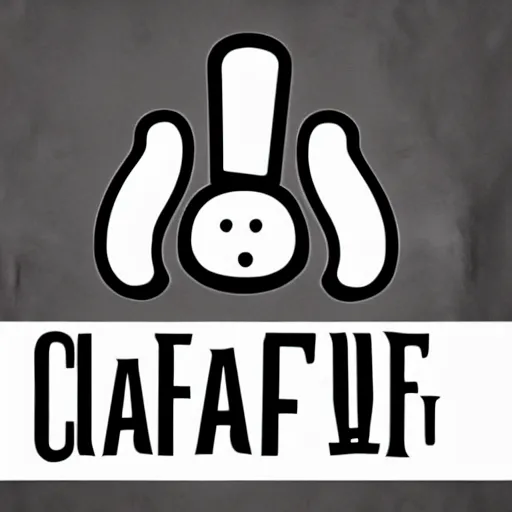 Image similar to chef platypus looking to the left, logo style, black and white