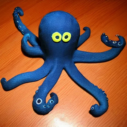 Prompt: octopus inspired by little big planet