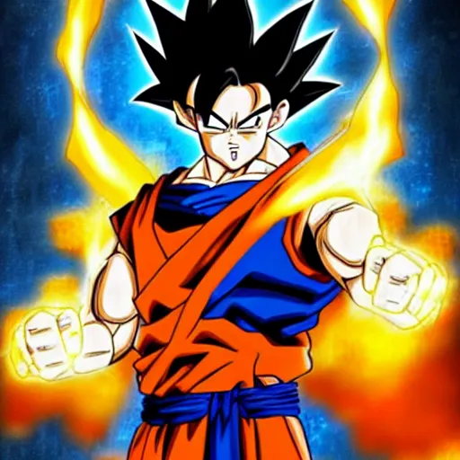  Goku como personaje de Marvel, era dorada