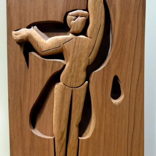 Image similar to a wood masterpiece symbolizing doctors