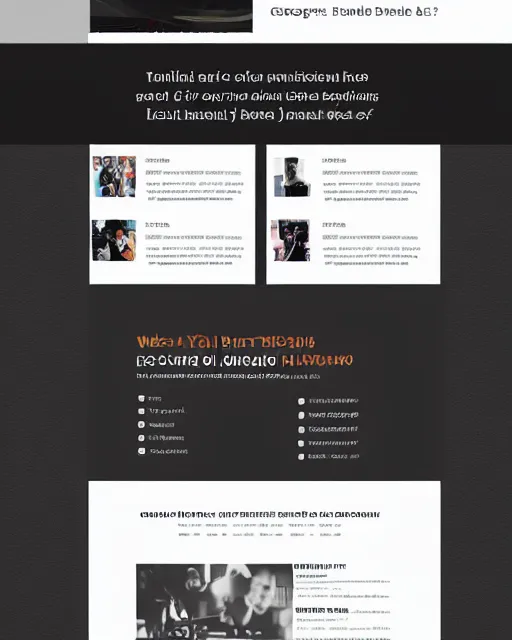 Image similar to online radio design landing page template