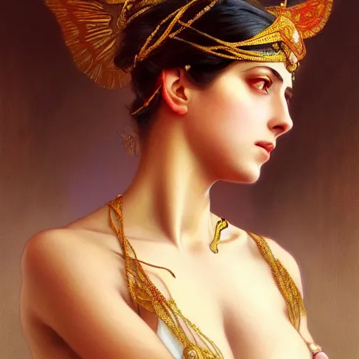 Image similar to beautiful portrait of mata hari, natural beauty expressive pose, fantasy, intricate, elegant, highly detailed, digital painting, artstation, concept art, smooth, sharp focus, illustration, art by artgerm and greg rutkowski and alphonse mucha