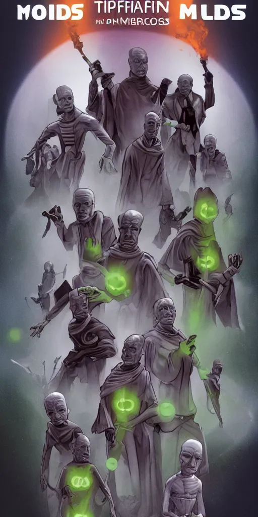 Prompt: figrin d'an and the modal nodes poster art