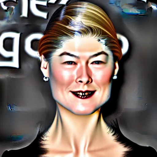 Image similar to rosamund pike as a vampire