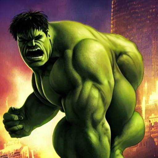 Prompt: the hulk converting to islam