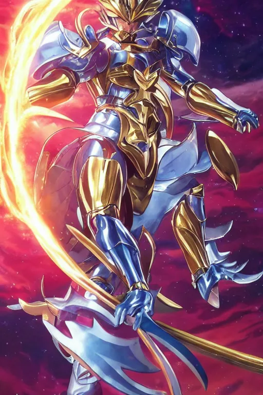 Image similar to 2 0 2 2 knights of the zodiac saint seiya battle for sanctuary hero suit armor comics mask minimalist verytoon nautiljon animes toei animation namco bandai, art by artgerm and greg rutkowski and magali villeneuve