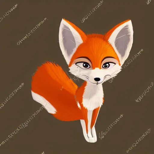 Image similar to upper half portrait of a anthropomorphic female fox with short white fur covering her body in the style of zootopia, top down view, centered on face, completely white