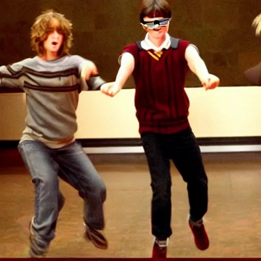 Image similar to harry potter dancing in high school musical