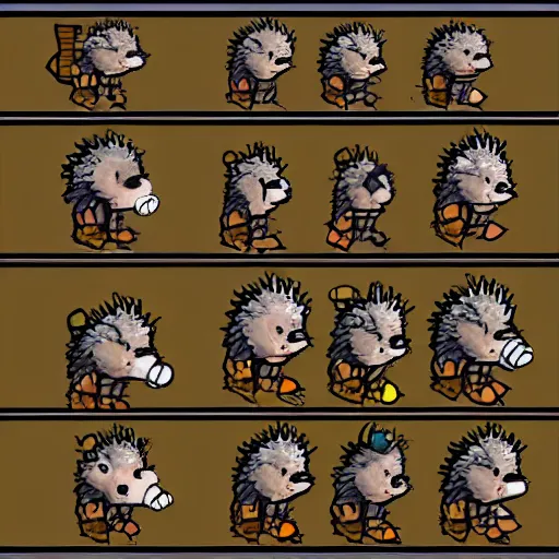 Image similar to game art hedgehog sprite clean