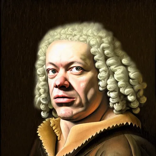 Image similar to A 17th century Baroque Painting of Dean Ween, grainy, realistic, hyperrealistic, very realistic, very very realistic, highly detailed, very detailed, extremely detailed, detailed, digital art, trending on artstation, detailed face, very detailed face, very detailed face, realism, HD Quality, 8k resolution, intricate details, body and head in frame, painting, oil painting, trending on deviantart, Baroque Painting