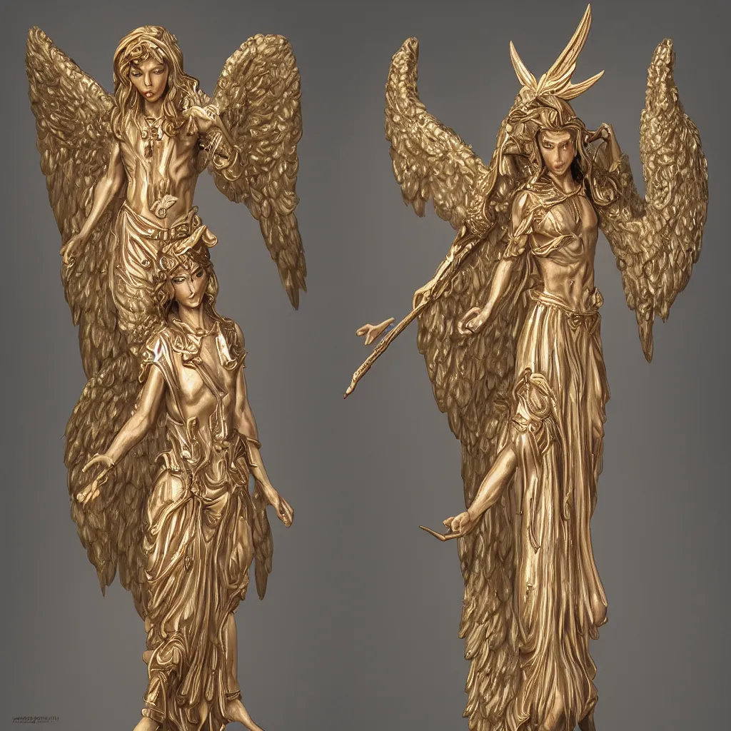 Prompt: biblically accurate angel, malakh; seraphim; ophanim, 4k