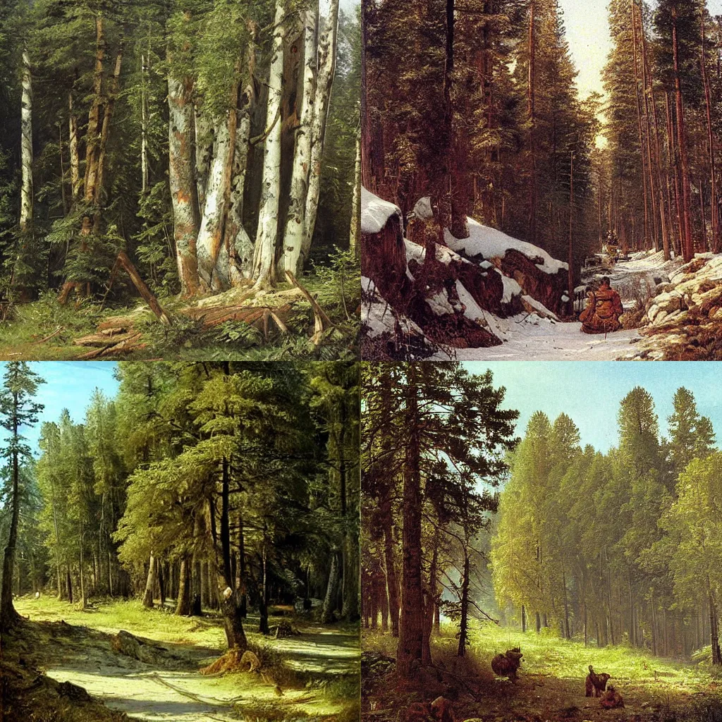 Prompt: by ivan shishkin