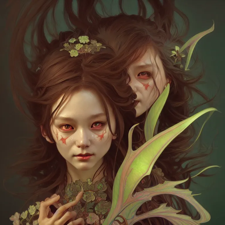 Image similar to beautiful goblin, highly detailed, digital painting, artstation, sharp focus, illustration, art by tan zi and ayanamikodon and alphonse mucha and wlop