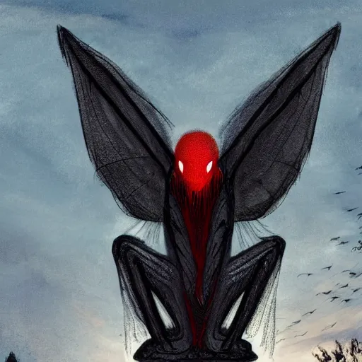 Image similar to mothman