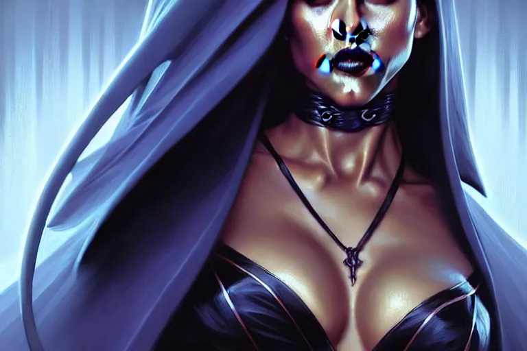 Prompt: award winning digital art of jessica alba as seductrice lady death from coffin comics, digital painting, artstation, concept art, smooth, symmetry!! hyper - realistic!! sharp focus, illustration, art by artgerm and greg rutkowski and alphonse mucha