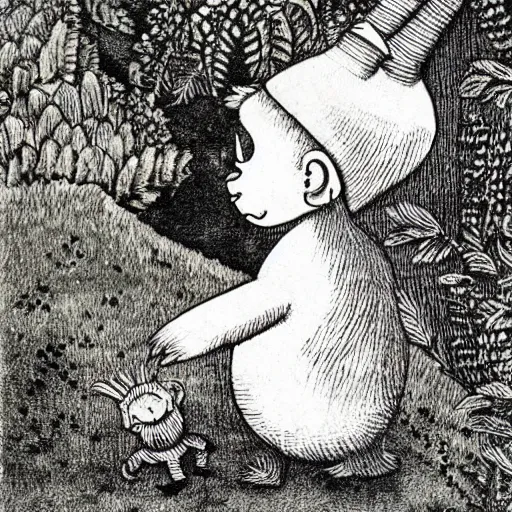 Image similar to by Maurice Sendak