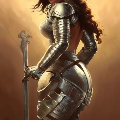 CG science fiction warrior woman wearing futuristic armour Stock Photo by  ©MerryDesigns 326806346