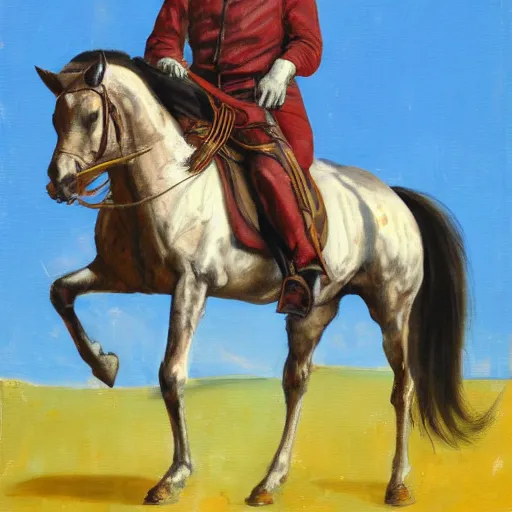 Image similar to lee duncan riding a horse,