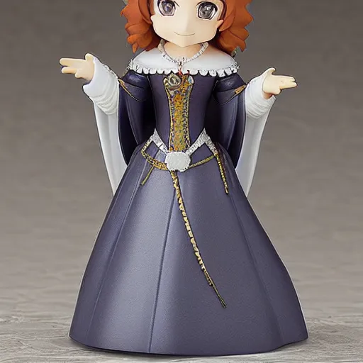 Prompt: nendoroid of queen elizabeth i