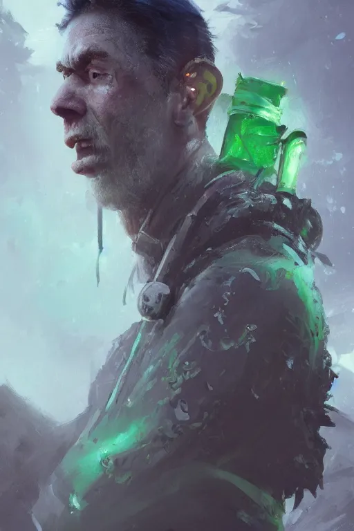 Prompt: a fancy portrait of a green septic sam by Greg Rutkowski, Sung Choi, Mitchell Mohrhauser, Maciej Kuciara, Johnson Ting, Maxim Verehin, Peter Konig, final fantasy , 8k photorealistic, cinematic lighting, HD, high details, atmospheric , trending on artstation