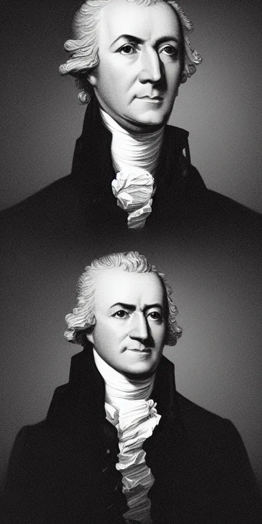 Image similar to Portrait of Alexander Hamilton, Sigma 35mm f/1.4 with studio lighting