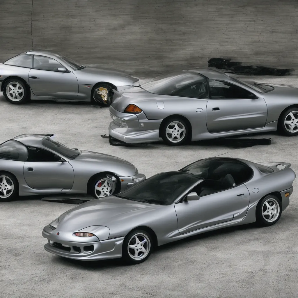 Image similar to A professional product photos of a 1998 Toyota Supra