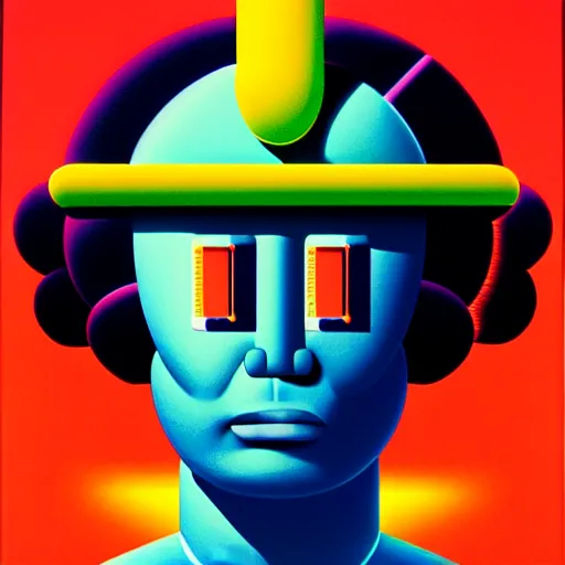 Prompt: warrior by shusei nagaoka, kaws, david rudnick, airbrush on canvas, pastell colours, cell shaded, 8 k