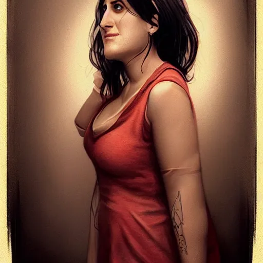 Image similar to amazing lifelike award winning pencil illustration of ricki lake trending on art station artgerm Greg rutkowski cinematic